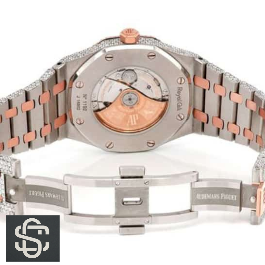 Royal Oak Iced Out Two-Tone (Ref. 15400SR.OO.1220SR.01)