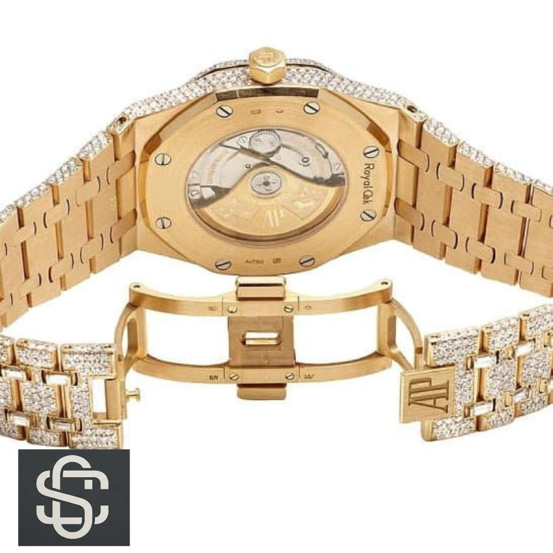 Royal Oak (Ref. 15400SR.OO.1220SR.01) “Fully Iced Out”