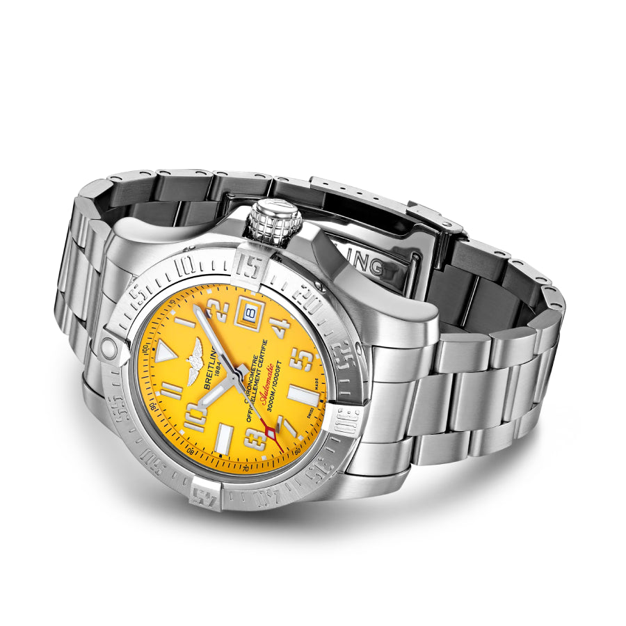 Breitling Avenger II Seawolf A17331 “Yellow Dial” Perfect Clone Edition