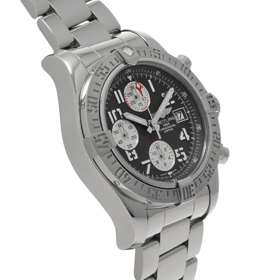 Breitling Super Avenger II A13370 “Black Dial” Premium Duplicate Edition