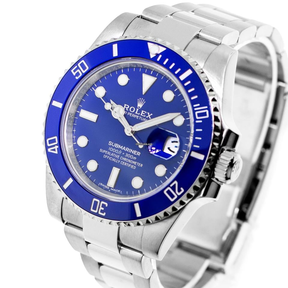 Submariner Date (Ref. 116619LB) Smurf