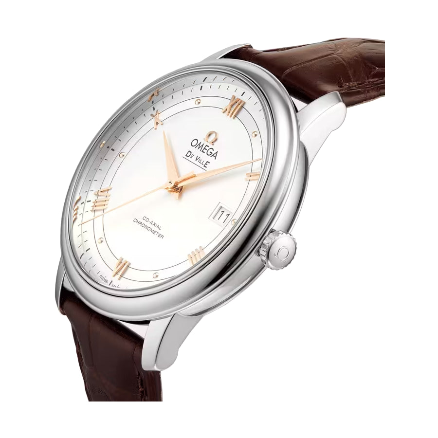 Omega De Ville Prestige 434.13.41.21.03.001 “Blue Dial” Supreme Copy 1:1