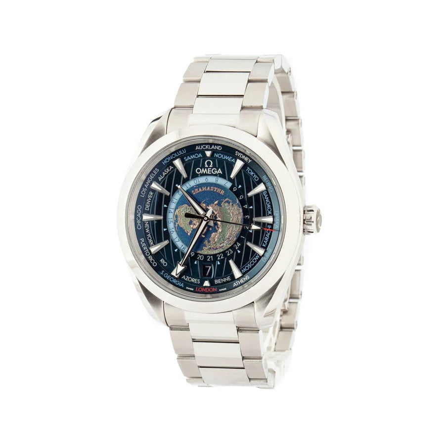 Omega Seamaster Aqua Terra Worldtimer 220.10.43.22.03.001 Signature Clone 1:1