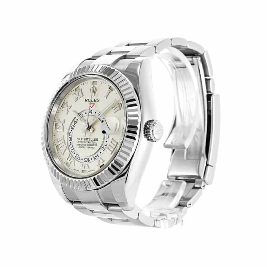 Rolex Sky-Dweller 326939 “White Dial” Near Original Replica