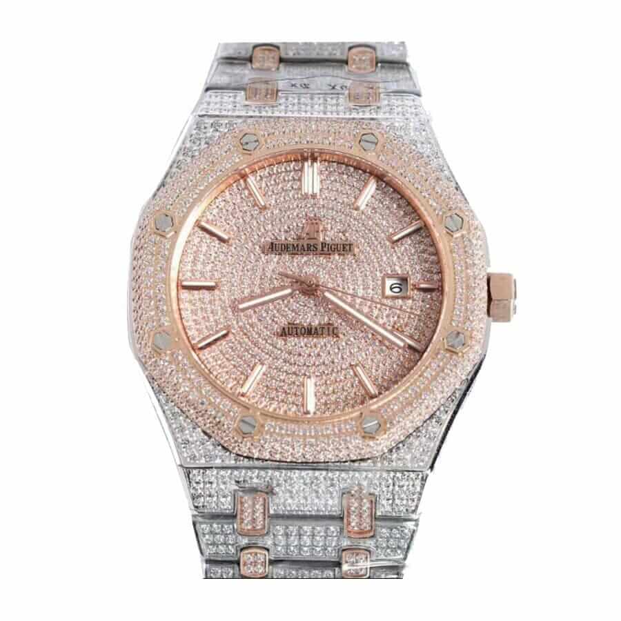 Royal Oak Iced Out Two-Tone (Ref. 15400SR.OO.1220SR.01)
