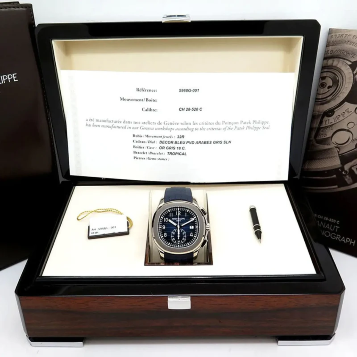 Aquanaut Watch - Certificate