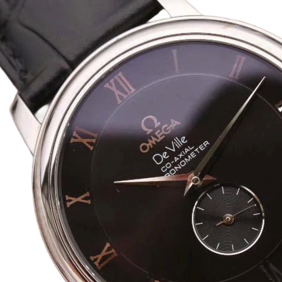 Omega De Ville Prestige Black Dial 4813.50.01 Exact Replica 1:1