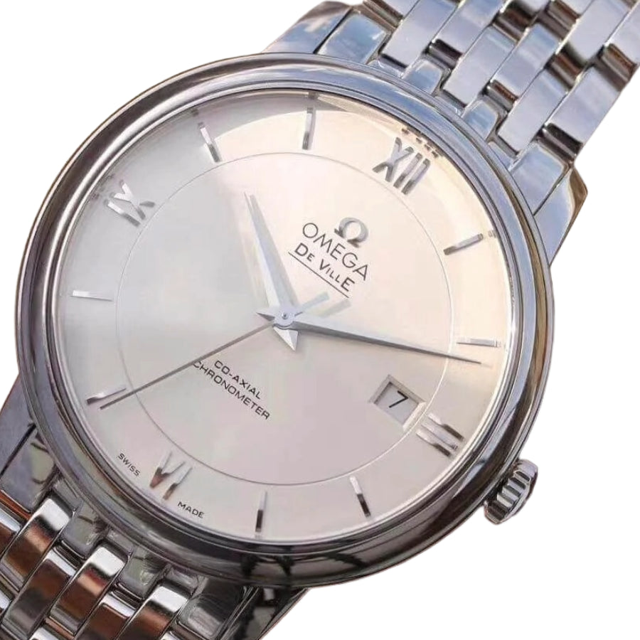 Omega De Ville Prestige White Dial 424.10.37.20.02.001 Precision Clone