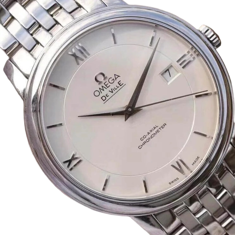 Omega De Ville Prestige White Dial 424.10.37.20.02.001 Precision Clone