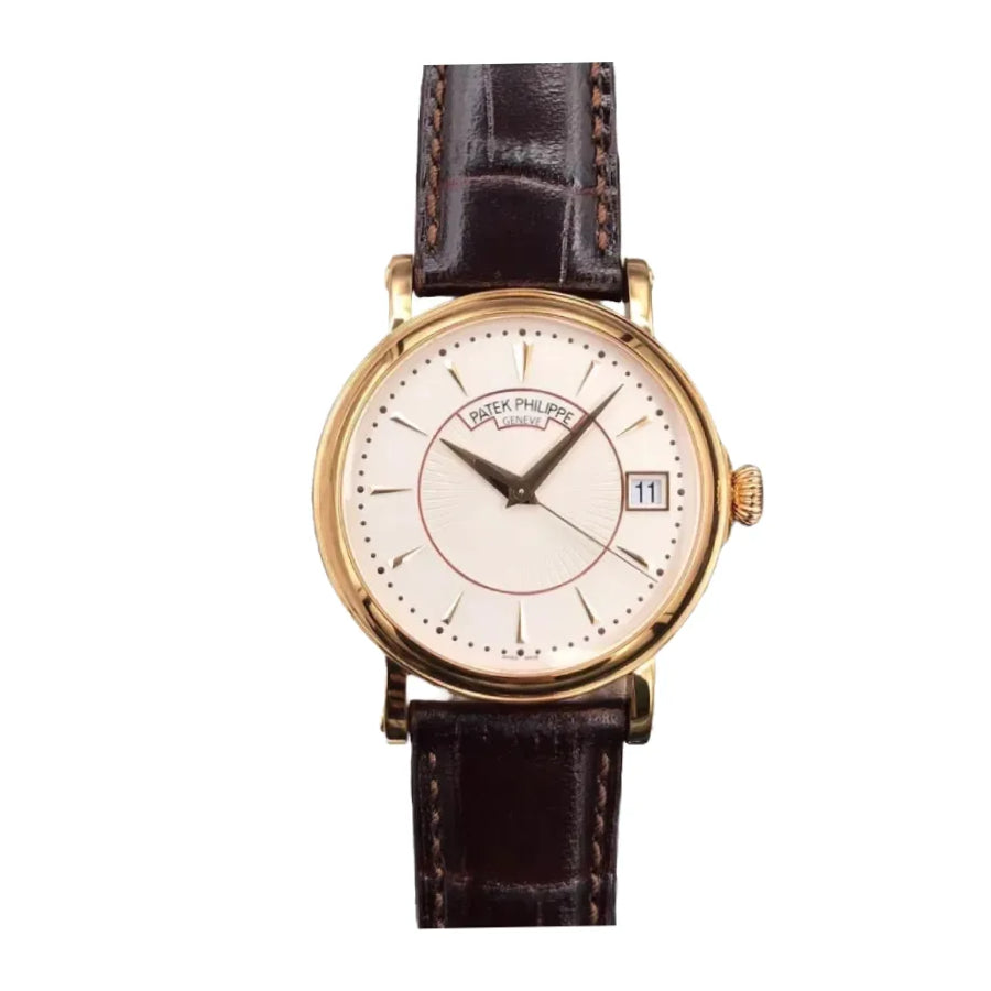 Patek Philippe Calatrava 5153J-001 “Yellow Gold Officer’s Case” Deluxe Replica Edition