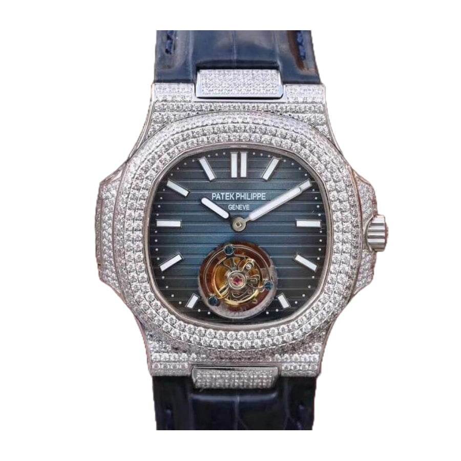 Patek Philippe Nautilus 5711 Tourbillon "Jumbo" Blue Dial Super Accurate Clone