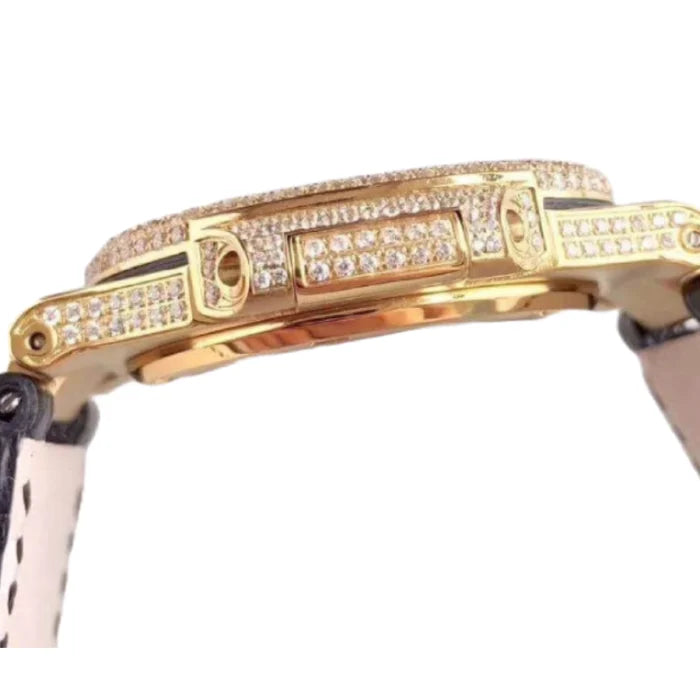 Patek Philippe Nautilus 5711 Tourbillon "Jumbo" Yellow Gold Dial Signature Replica 1:1