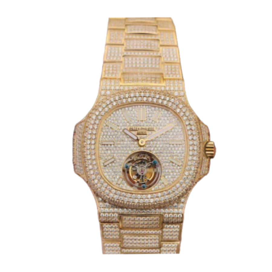 Patek Philippe Nautilus Tourbillon Yellow Gold 5711 Authentic Copy 1:1