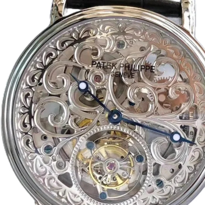 Patek Philippe Grand Complications P83000 Tourbillon Silver Dial Perfect Clone Quality