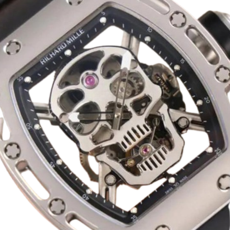 Richard Mille RM 52-01 Tourbillon "Skull" Grey Exclusive Clone Edition