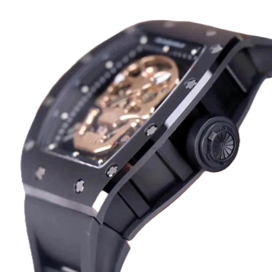 Richard Mille RM 52-01 Tourbillon "Skull" Rose Gold Luxury Clone Quality