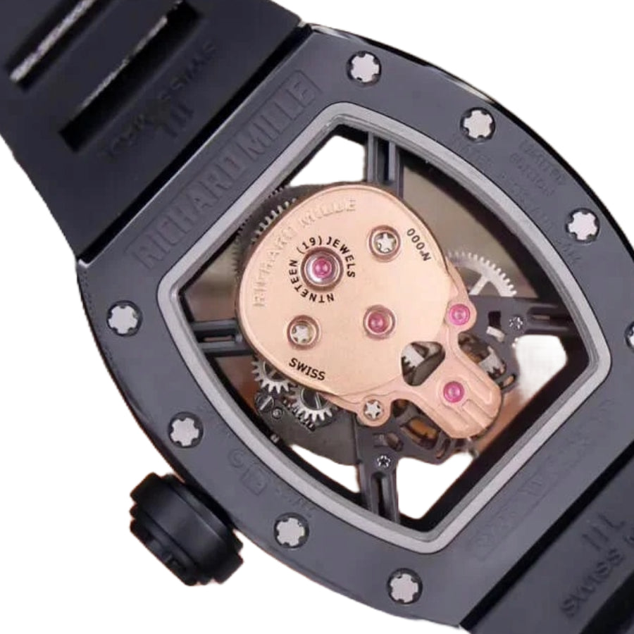 Richard Mille RM 52-01 Tourbillon "Skull" Rose Gold Luxury Clone Quality