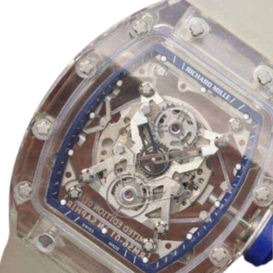 Richard Mille RM 56-02 Tourbillon Transparent Deluxe Replica Edition