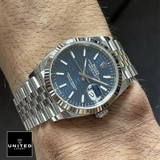 Rolex Datejust 126234 “Blue Dial Jubilee” Luxury Clone Quality