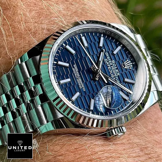 Rolex Datejust 126234 “Blue Dial Jubilee” Luxury Clone Quality