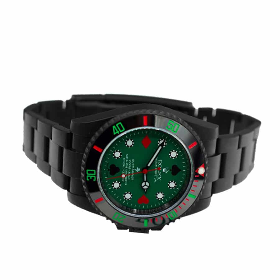 Rolex Submariner 114060 “Blaken Poker Green” Exact Replica 1:1