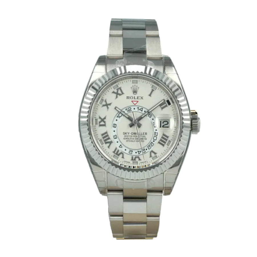 Rolex Sky-Dweller 326939 “White Dial” Near Original Replica