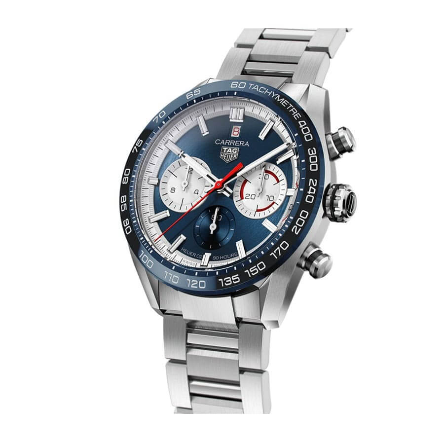 TAG Heuer Carrera Chronograph CBG2016.BA0616 "Blue Dial" High-End Clone Quality